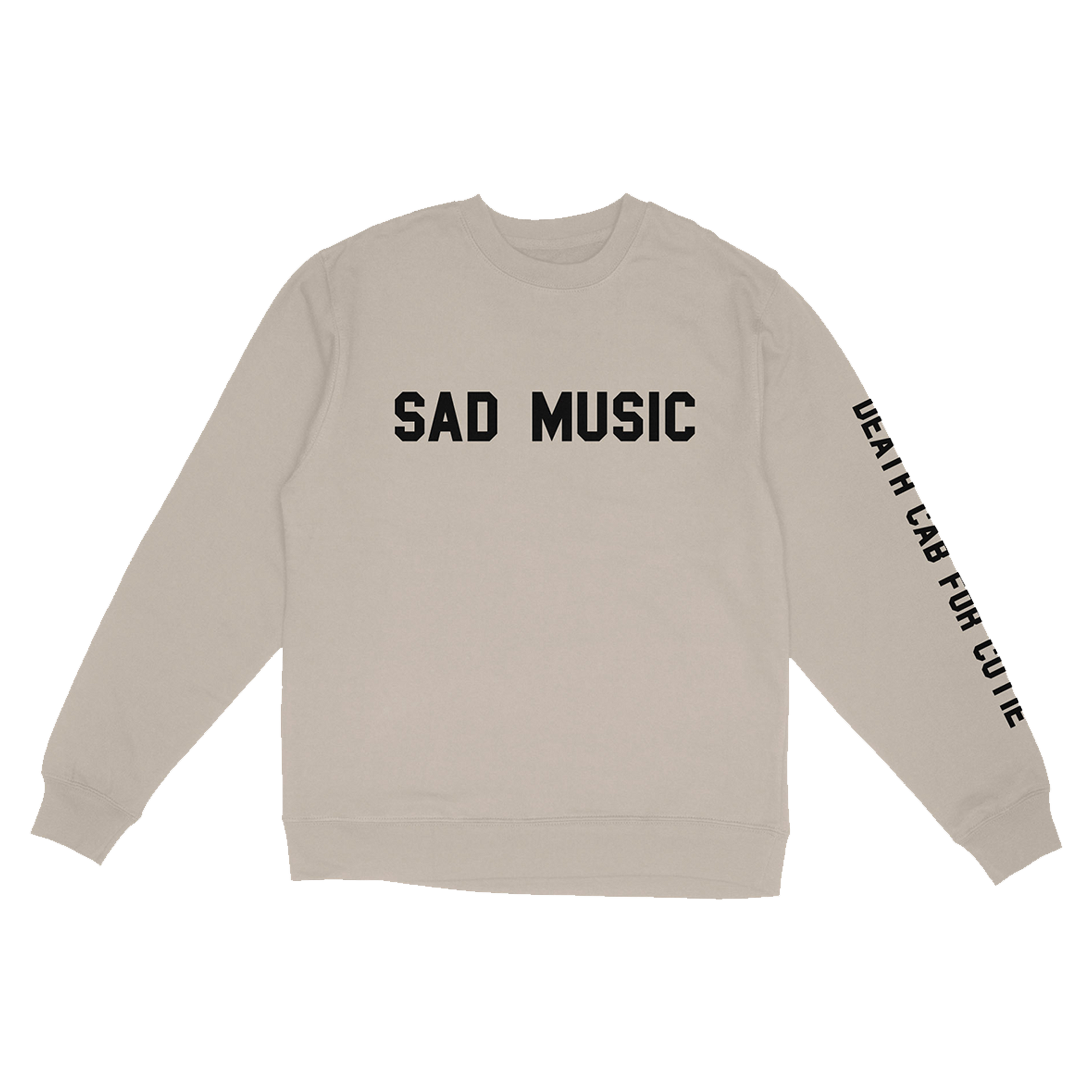 Sad Music Crewneck - Heather Dust