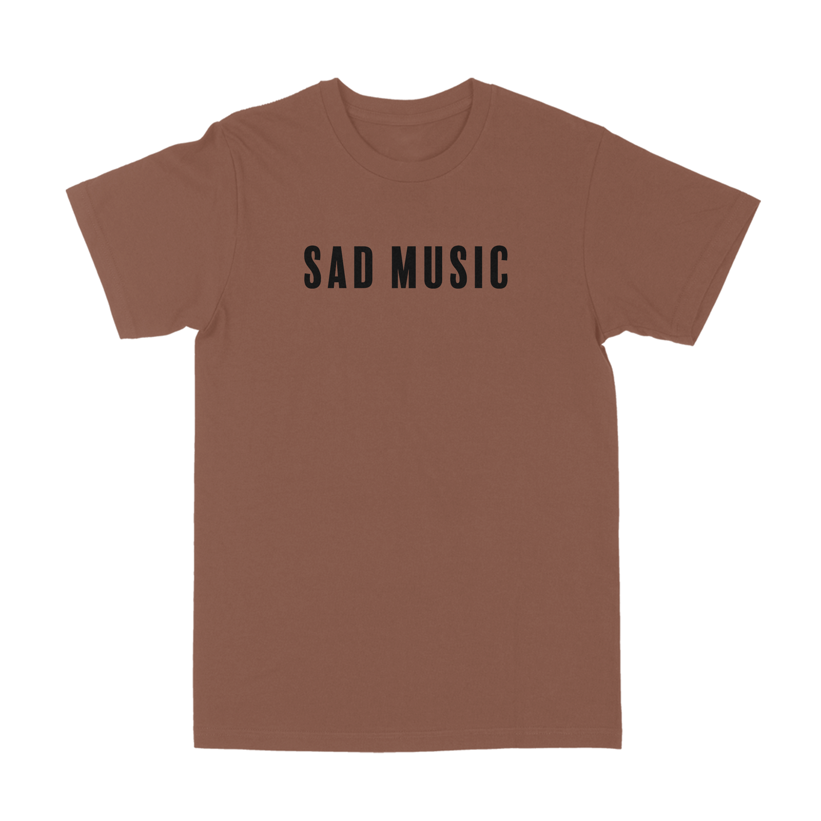 Sad Music T-Shirt - Chestnut