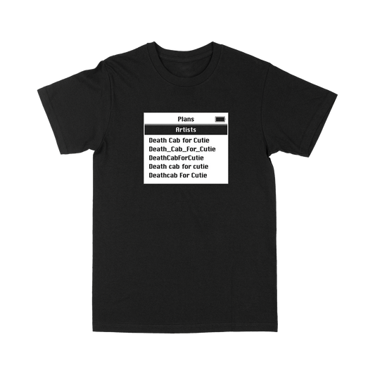 DCfC Screen T-Shirt-Black