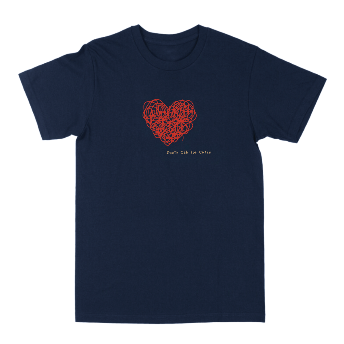 トップス THE RED THREAD S damage tops half logo Red Thread Heart T-Shirt – Death Cab for Cutie
