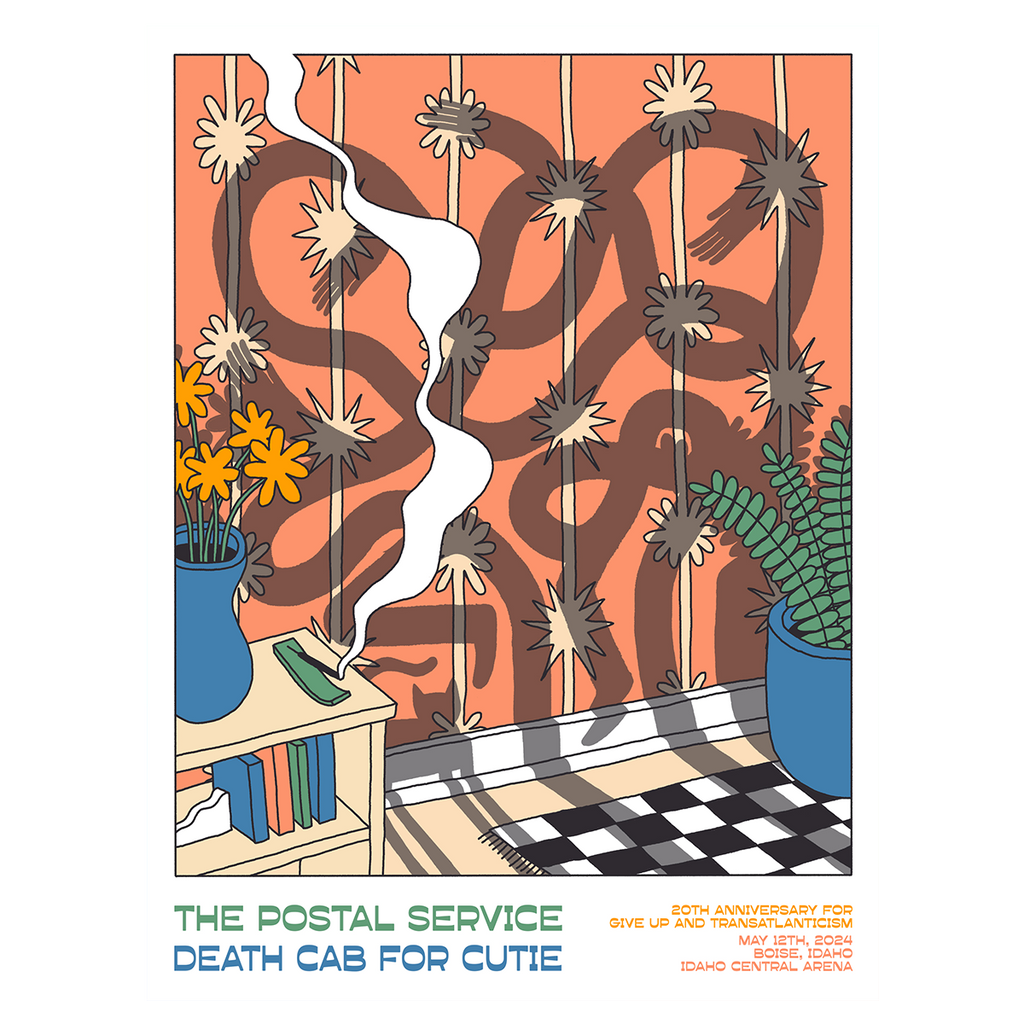 TPS DCfC – Boise, ID 05/12/2024 Poster - Death Cab for Cutie TPS DCfC – Boise, ID 05/12/2024 Poster - Death Cab for Cutie