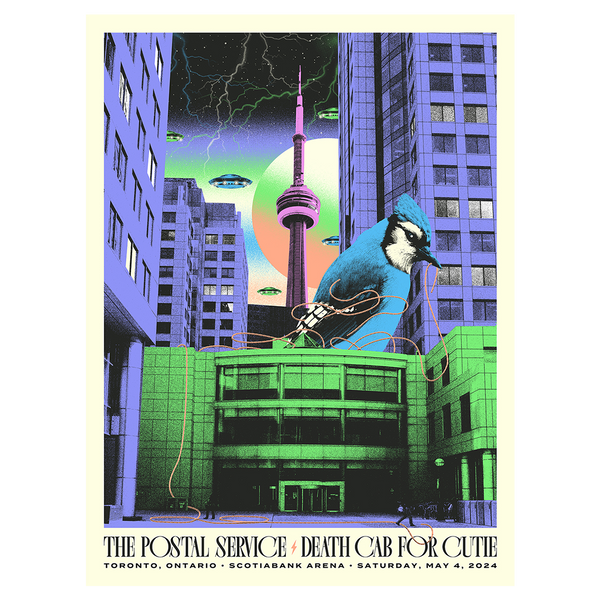 TPS DCfC – Toronto, ON 05/04/2024 Poster - Death Cab for Cutie