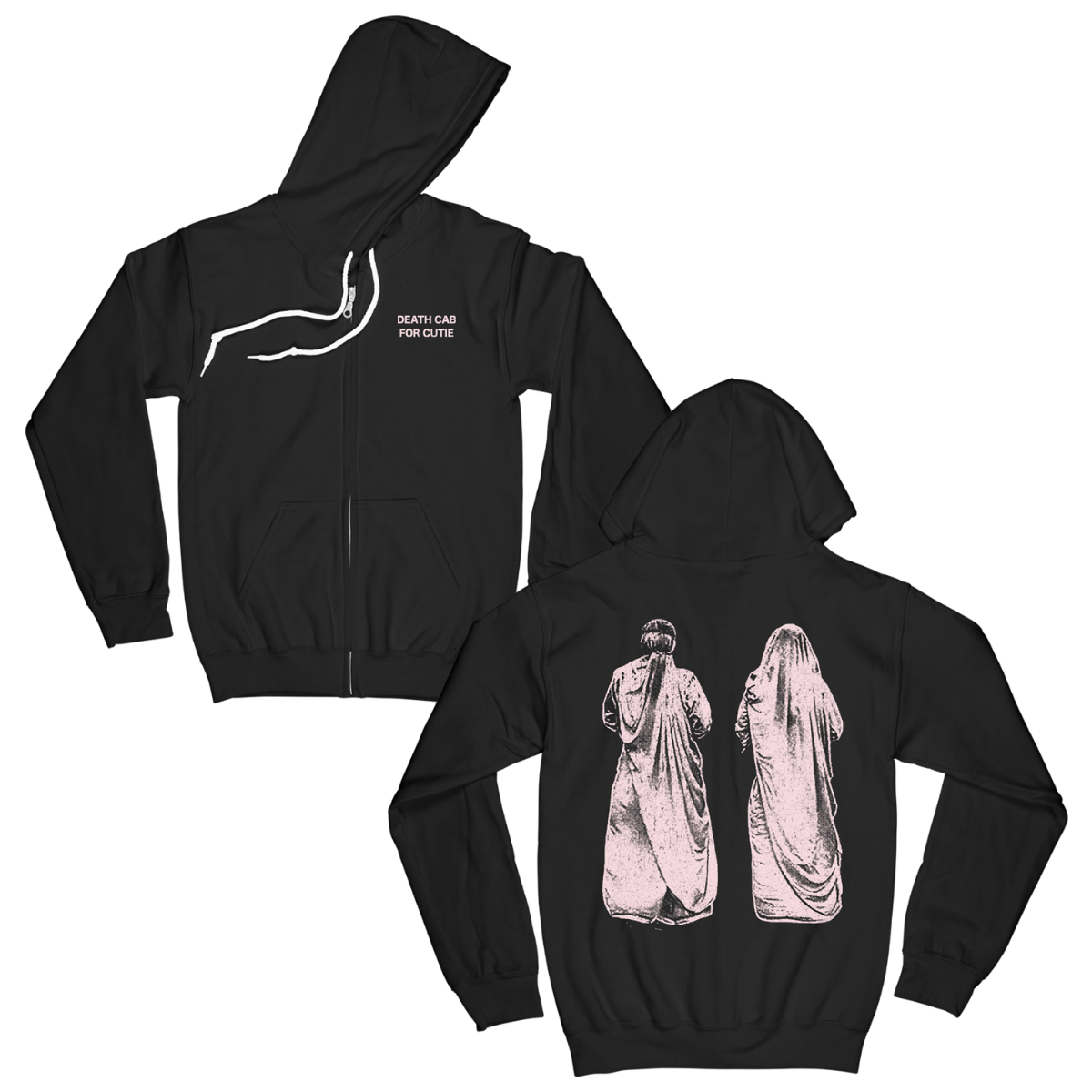 【oan】(Unisex) Pig Dying Hood Zip Up Clergy Zip Hoodie - Death Cab for Cutie